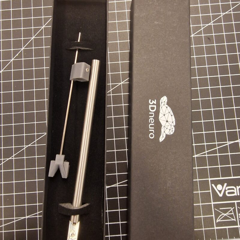 The R2 stereotactic adapter for the metal holder in a box